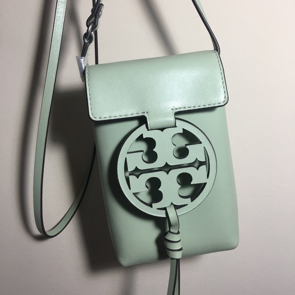 Tory Burch Phone Miller Crossbody - mint color